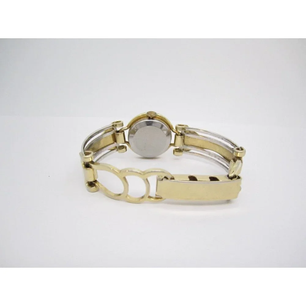 Vtg Women Regency 17 Jewels Hand Wind Analog 26mm Dial Causal Round‎ Watch (G49)